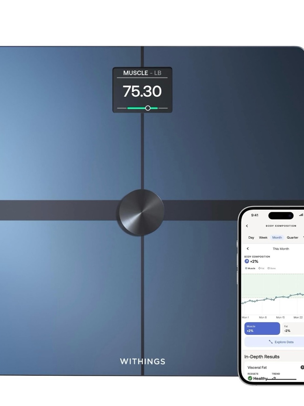 Withings Body Smart Scale WiFi Bluetooth Body Composition Scale – Good Condition
